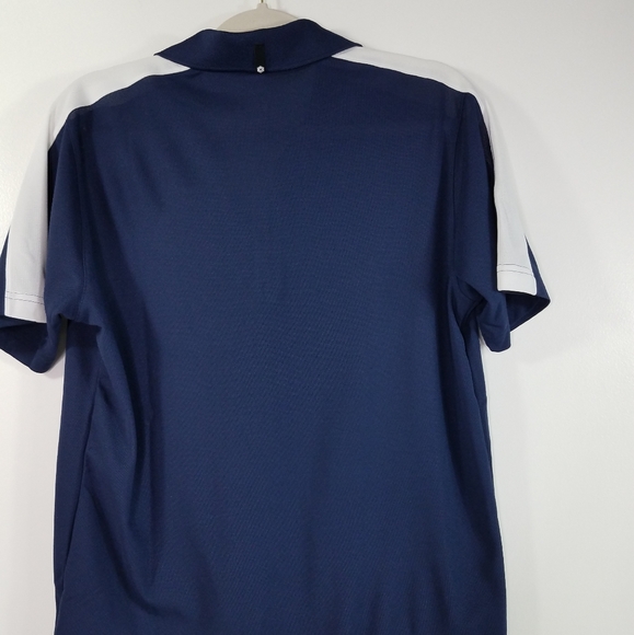 Puma Navy Blue Short Sleeve Golf Polo Shirt Size Small - Picture 7 of 9